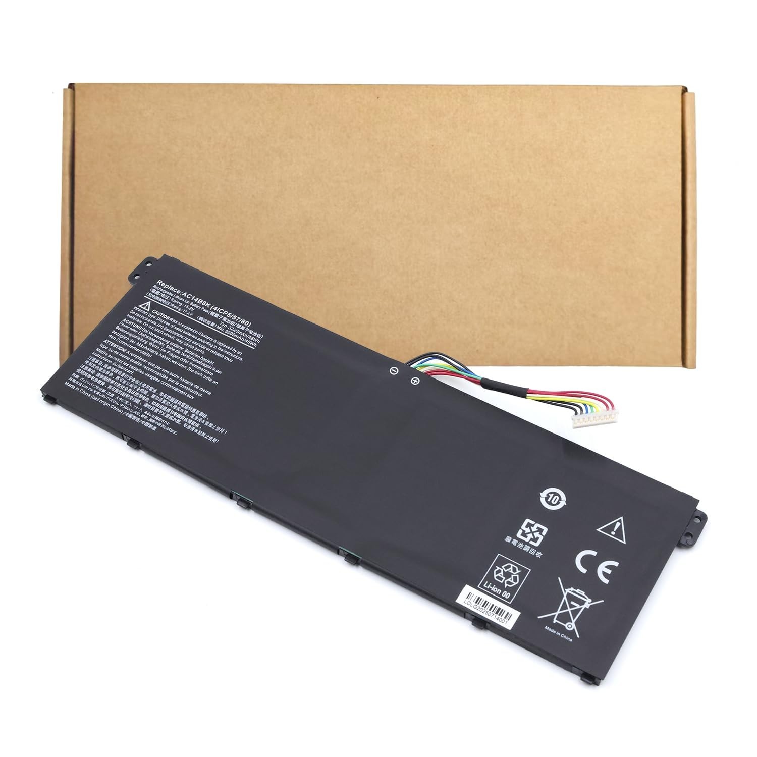 High-Capacity Laptop Battery for Acer Aspire R3 R5 E3 ES1 R7 V3 Series - Compati