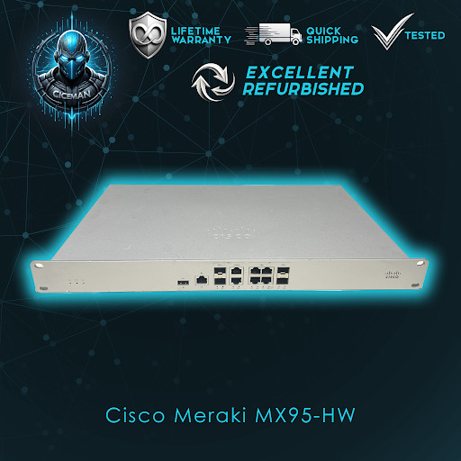 Cisco Meraki MX95-HW MX95 Router/Security Appliance, UNCLAIMED/Free & Fast Ship/