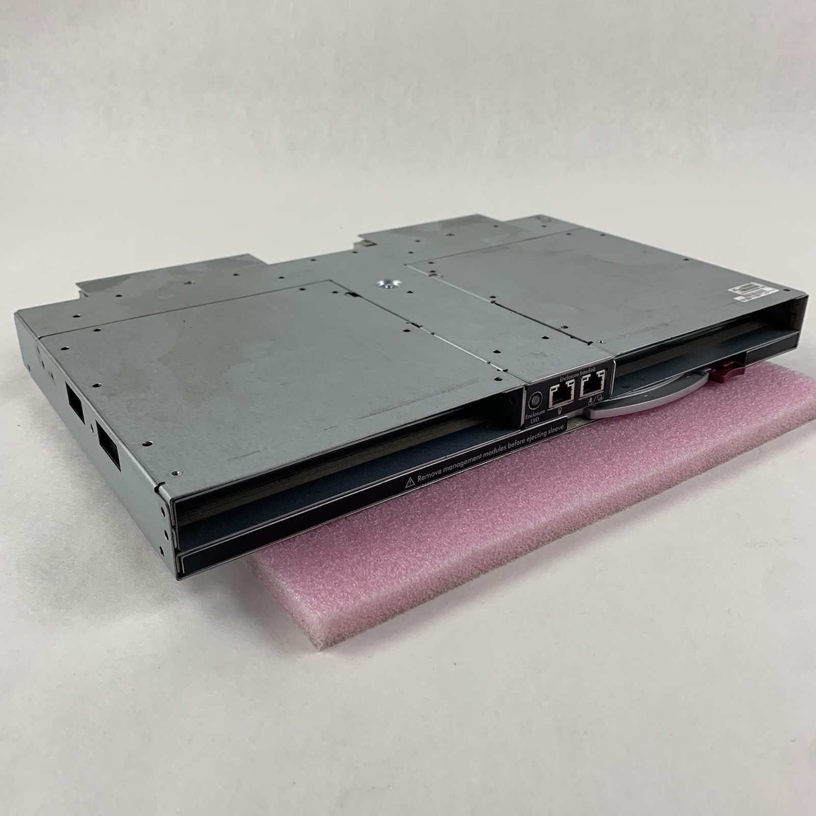 HP 407295-504 Administration Onboard Sleeve For BladeSystem c7000 - Tested Reset