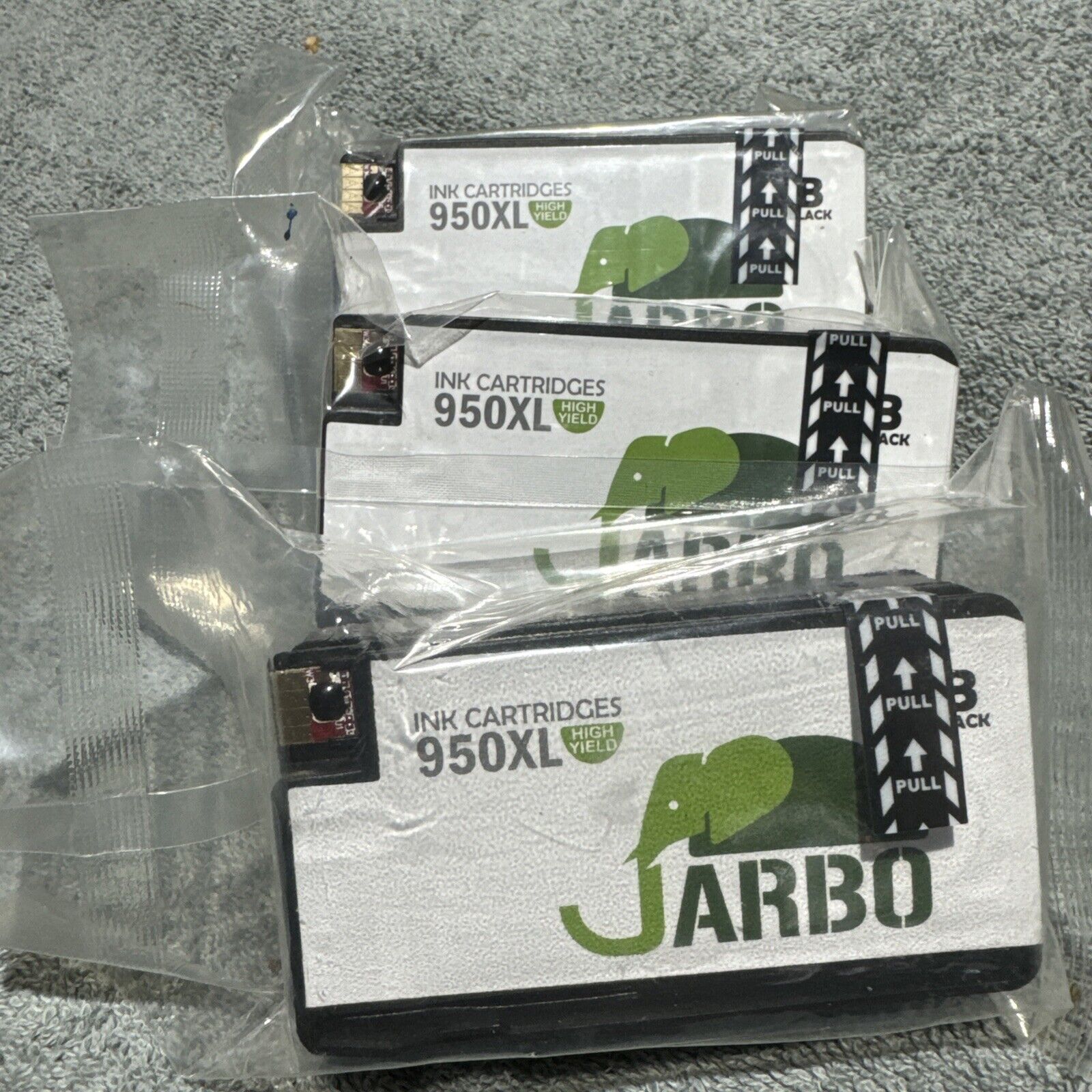 4 Jarbo 950XL Black Ink Cartridges compatible replacement for HP 950XL