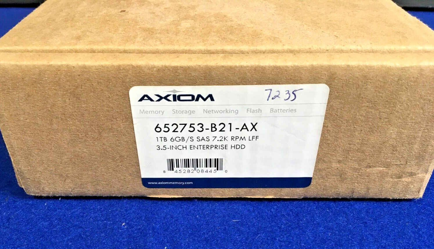 Axiom 1TB SAS2 7200 rpm Hard Drive Gen8 LFF Hot Swap 652753-B21-AX ✅❤️️ NEW