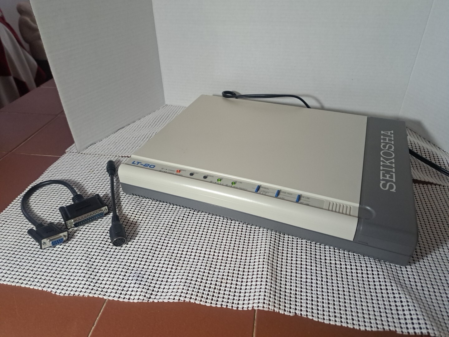 SEIKO Seikosha LT-20A Portable Laptop Matrix Printer Powers Up Not Fully Tested