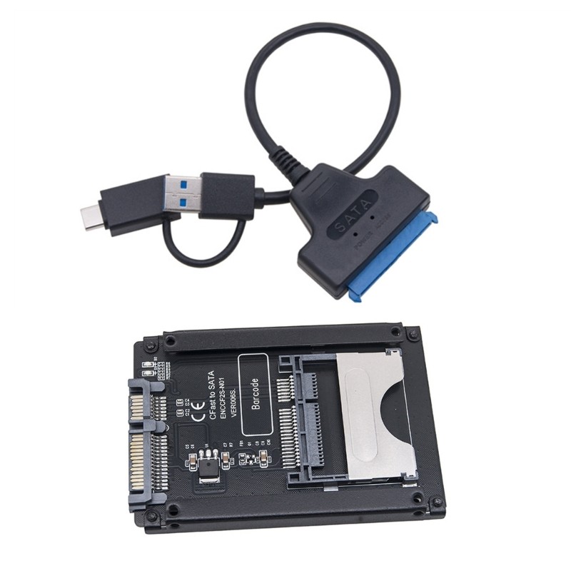 PC Laptop CFast Card to SATA3.0 22Pin Adapter High Performances Hard Drive