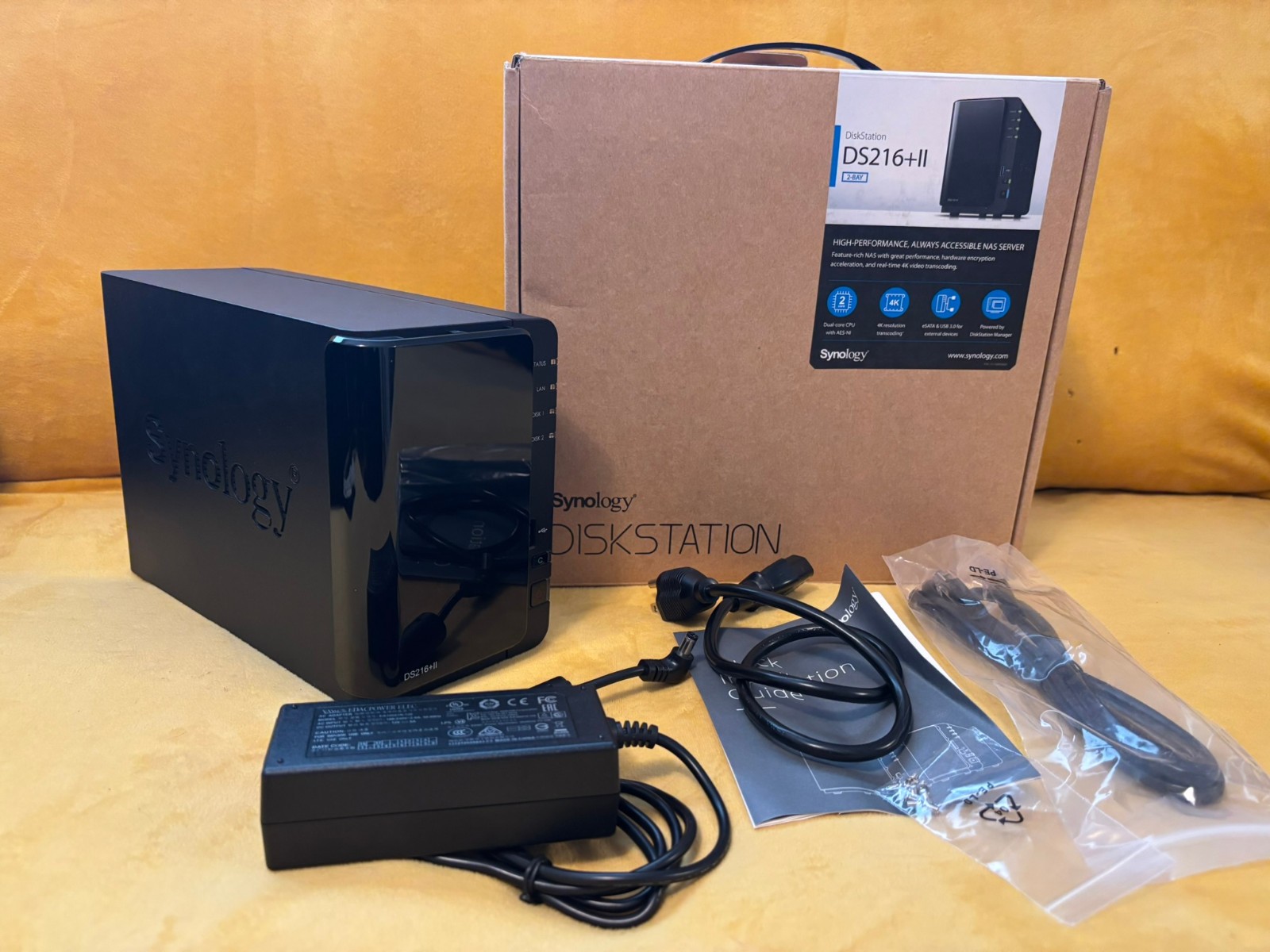 Synology DiskStation DS216+II 2-Bay NAS, full retail box