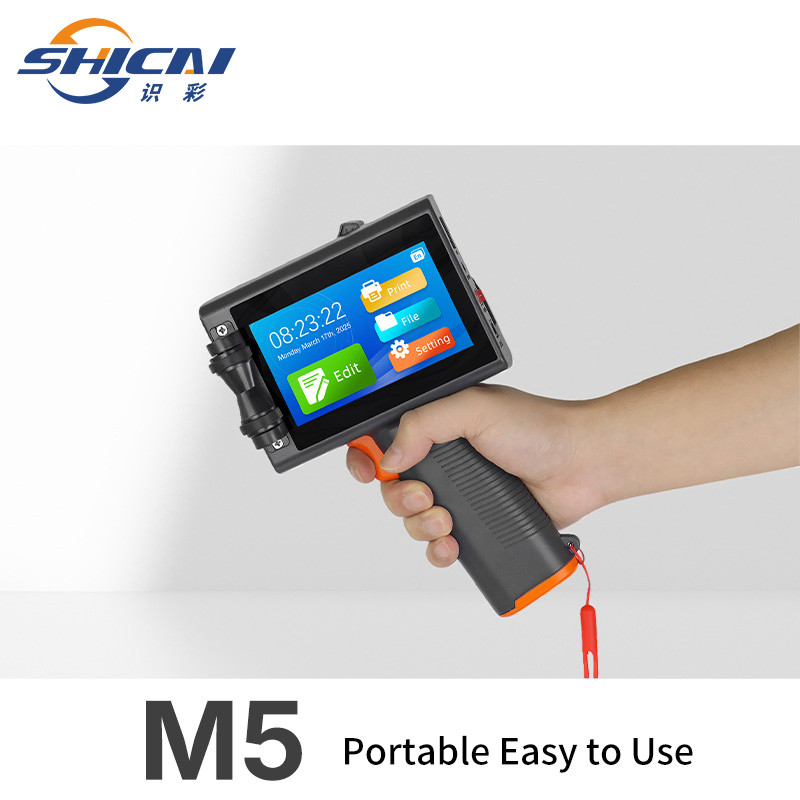 New Handheld Inkjet Printer 12.7mm Portable Date Coding Machine