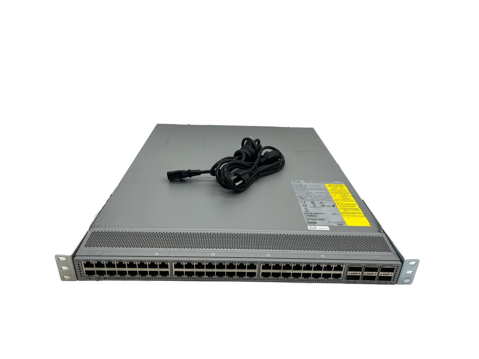 Cisco Nexus N9K-C93108TC-FX Switch Lan Enterprise NXOS 9.3.13 90 Day Warranty