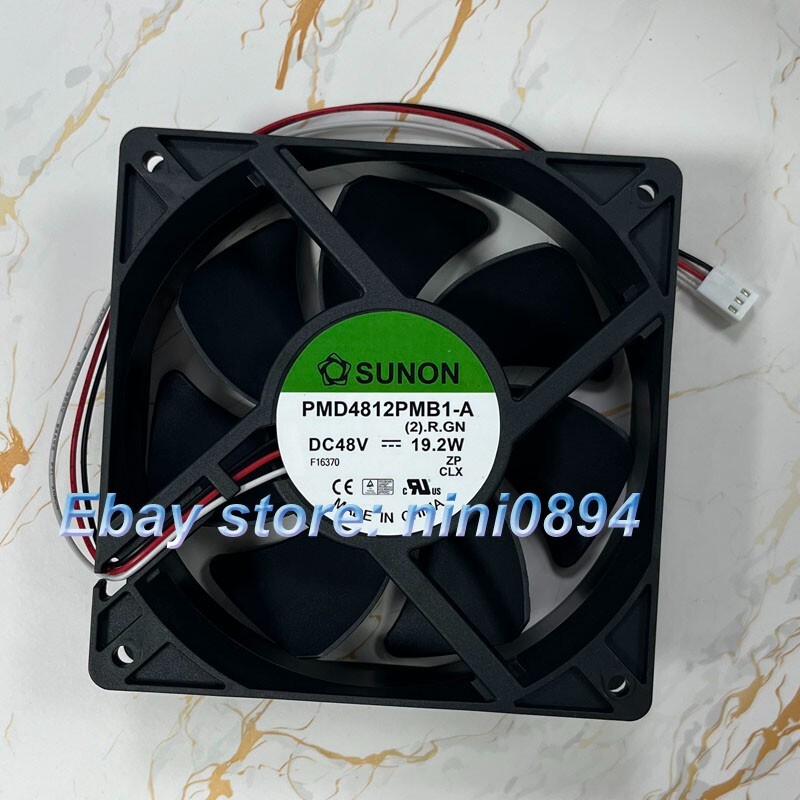 SUNON 12038 DC48V 19.2W PMD4812PMB1-A(2).R.GN 3-Pin Inverter Fan
