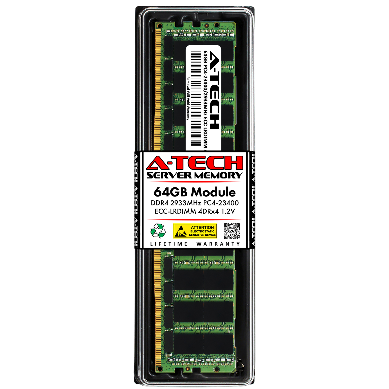 64GB DDR4 PC4-23400L LRDIMM Replacement for Fujitsu S26361-F4083-L464 Memory RAM