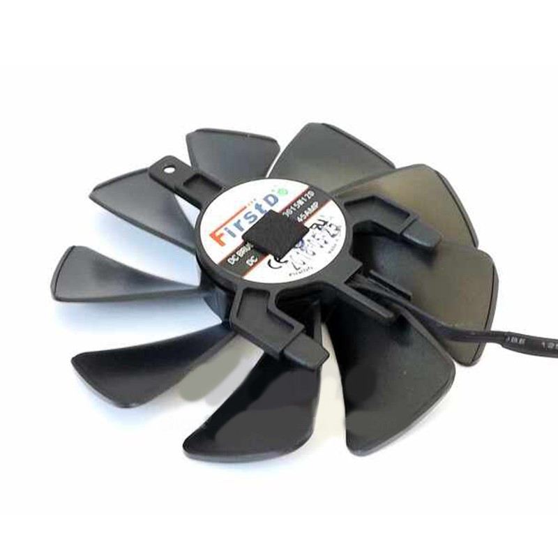 1x For SAPPHIRE RX470D DC12V 0.45A Dual Ball Bearing Graphics Card Cooling Fan
