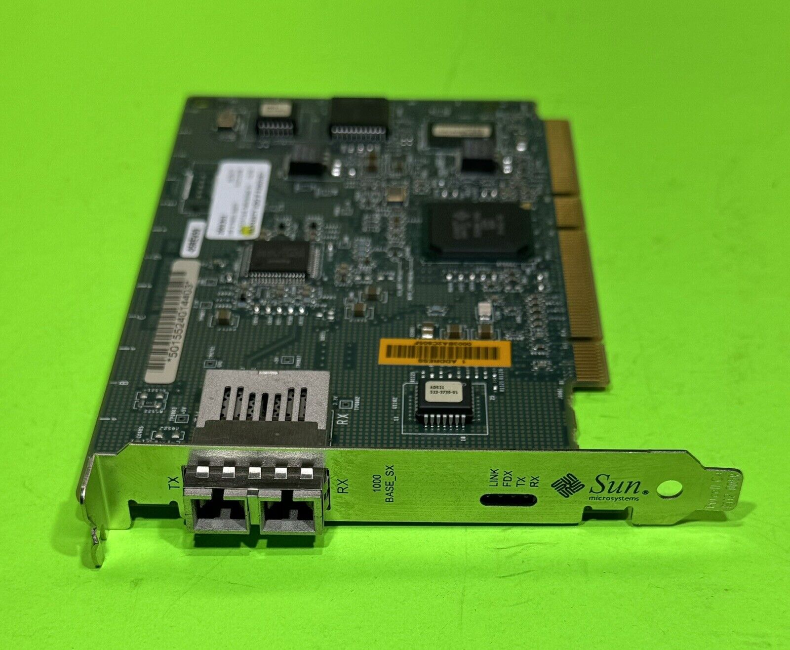 Sun 501-5524 PCI GigaSwift Ethernet 1.0 MMF (Fiber) X1151A / X3151A, Tested
