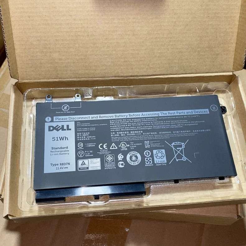 OEM Genuine 51WH R8D7N Battery For Dell Precision 3540 3550 Latitude 5400 5410