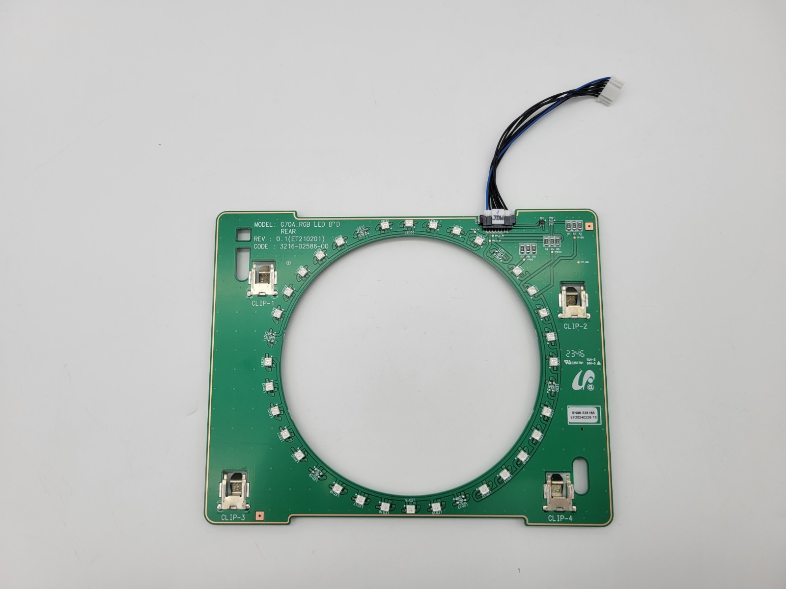 Samsung BN96-53818 Back LED Panel Odyssey Neo G8 32" LS32BG852NNXGO