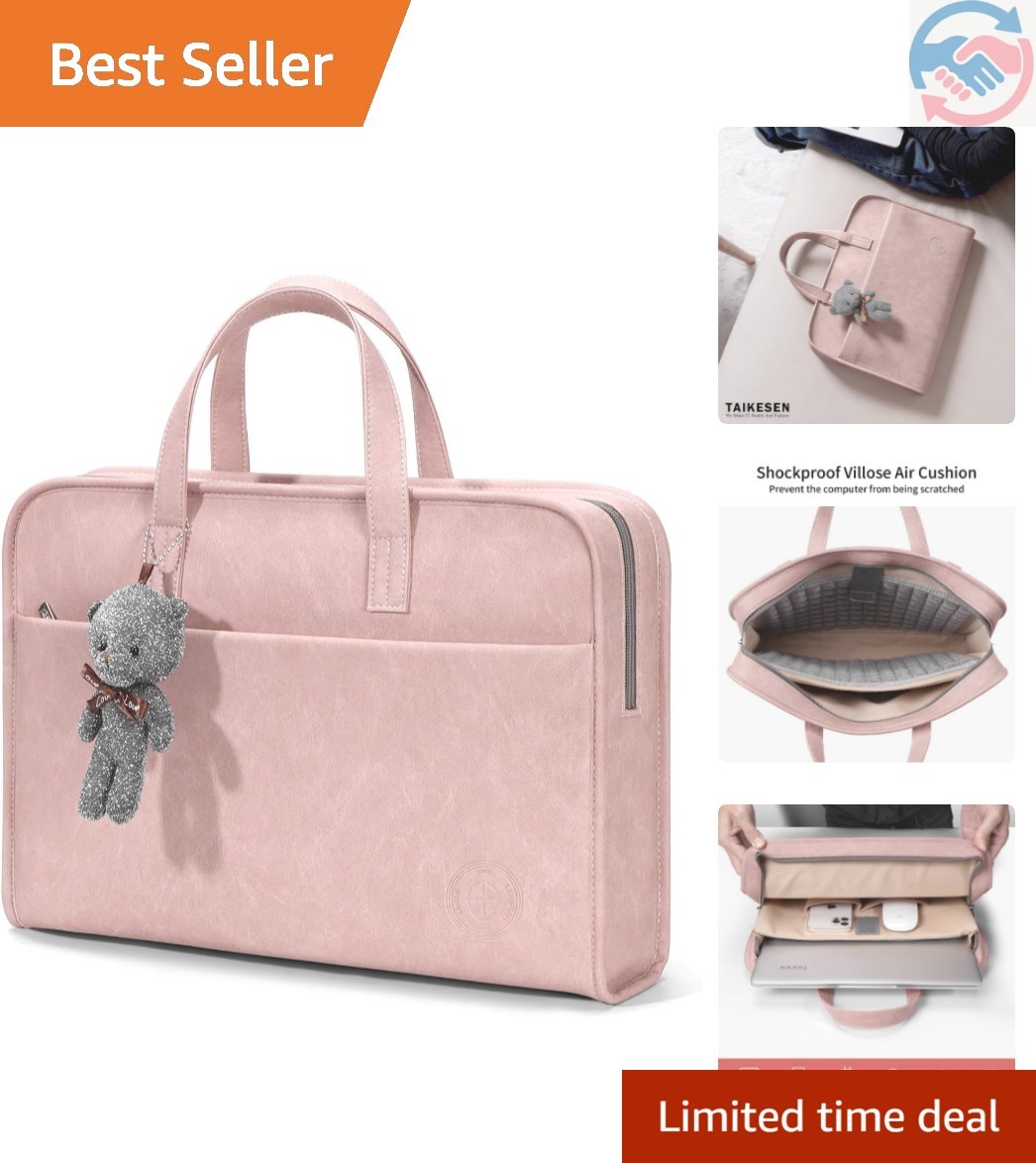360° Protective Laptop Shoulder Bag Sleeve Case for 13-14.2 inch Notebooks, C...