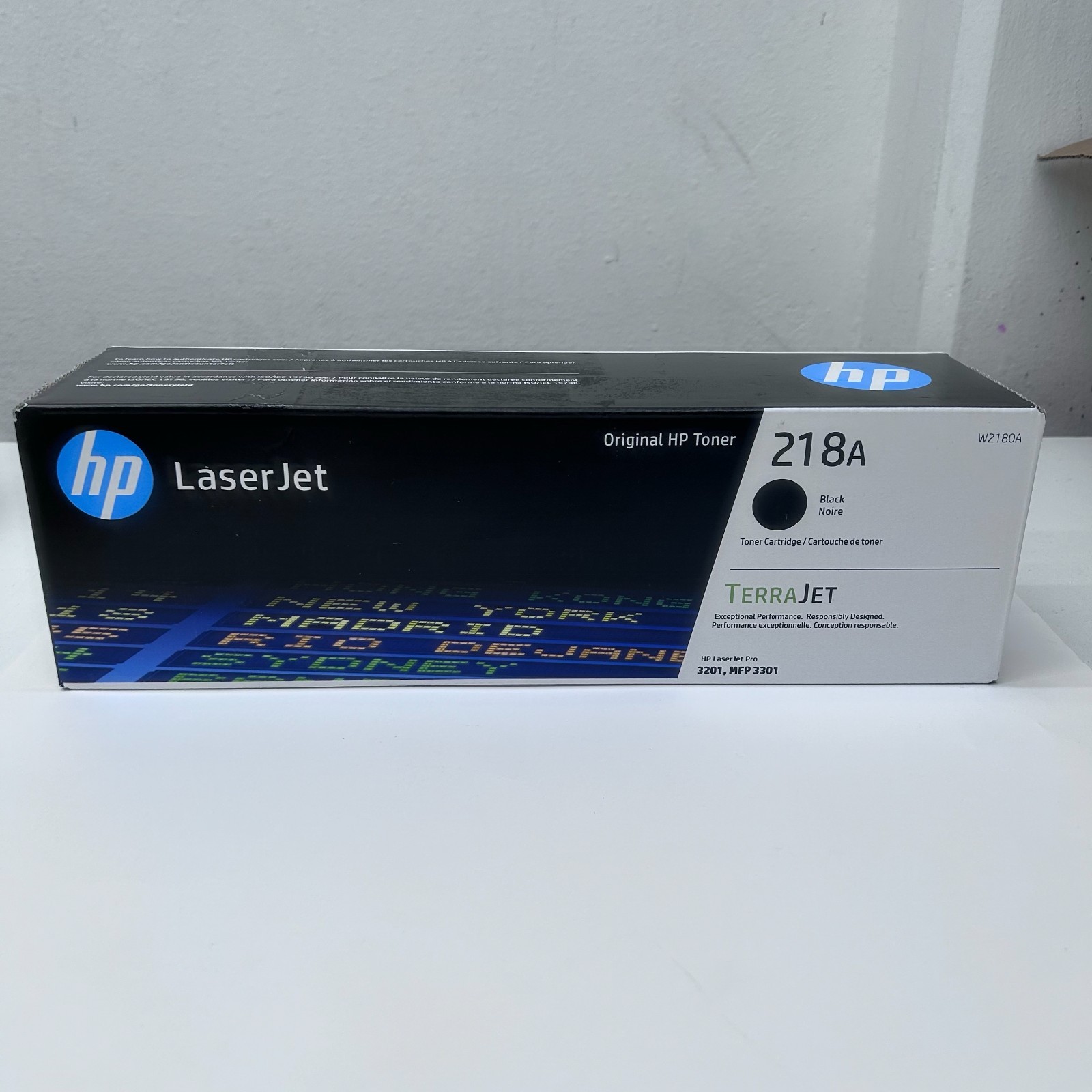 HP 218A Black Toner Cartridge | Works with Color Laserjet Pro 3201, MFP 3301 Ser