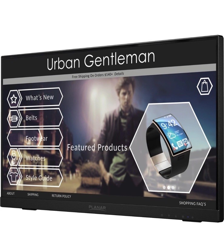 Planar 997-8286-00 Helium PCT2235 22" Touch Screen LED LCD Monitor HDI- DP VGA