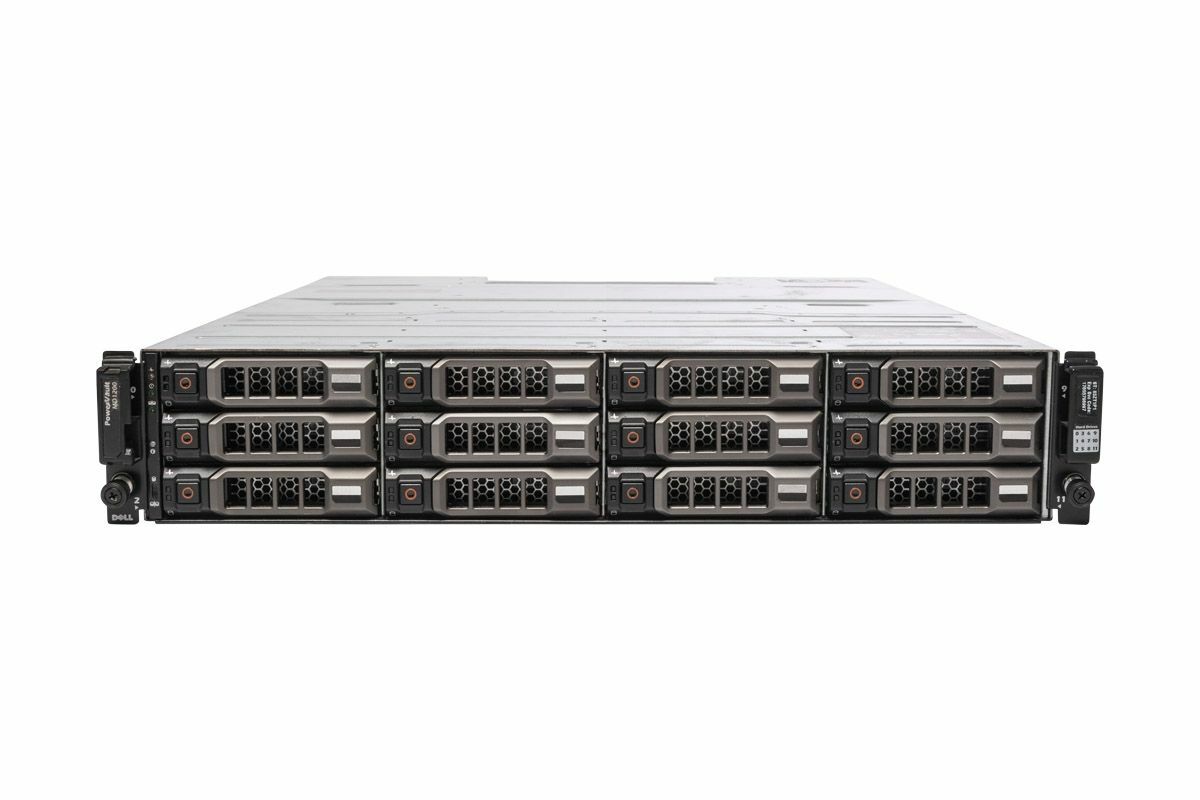Dell PowerVault MD1200 12x 4TB 3.5" HDD Dual 6G SAS Controllers Dual 600W PSU