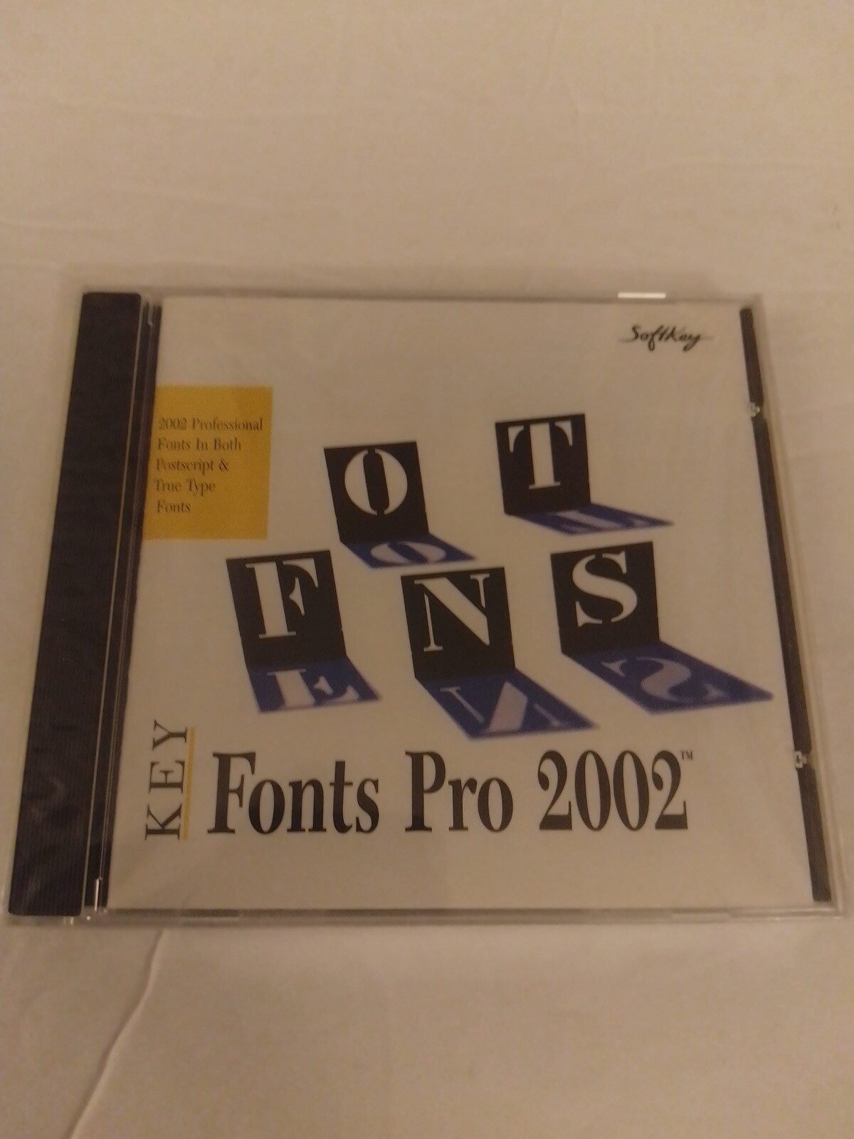 Softkey Key Fonts Pro 2002 CD-ROM For Windows Brand New Factory Sealed