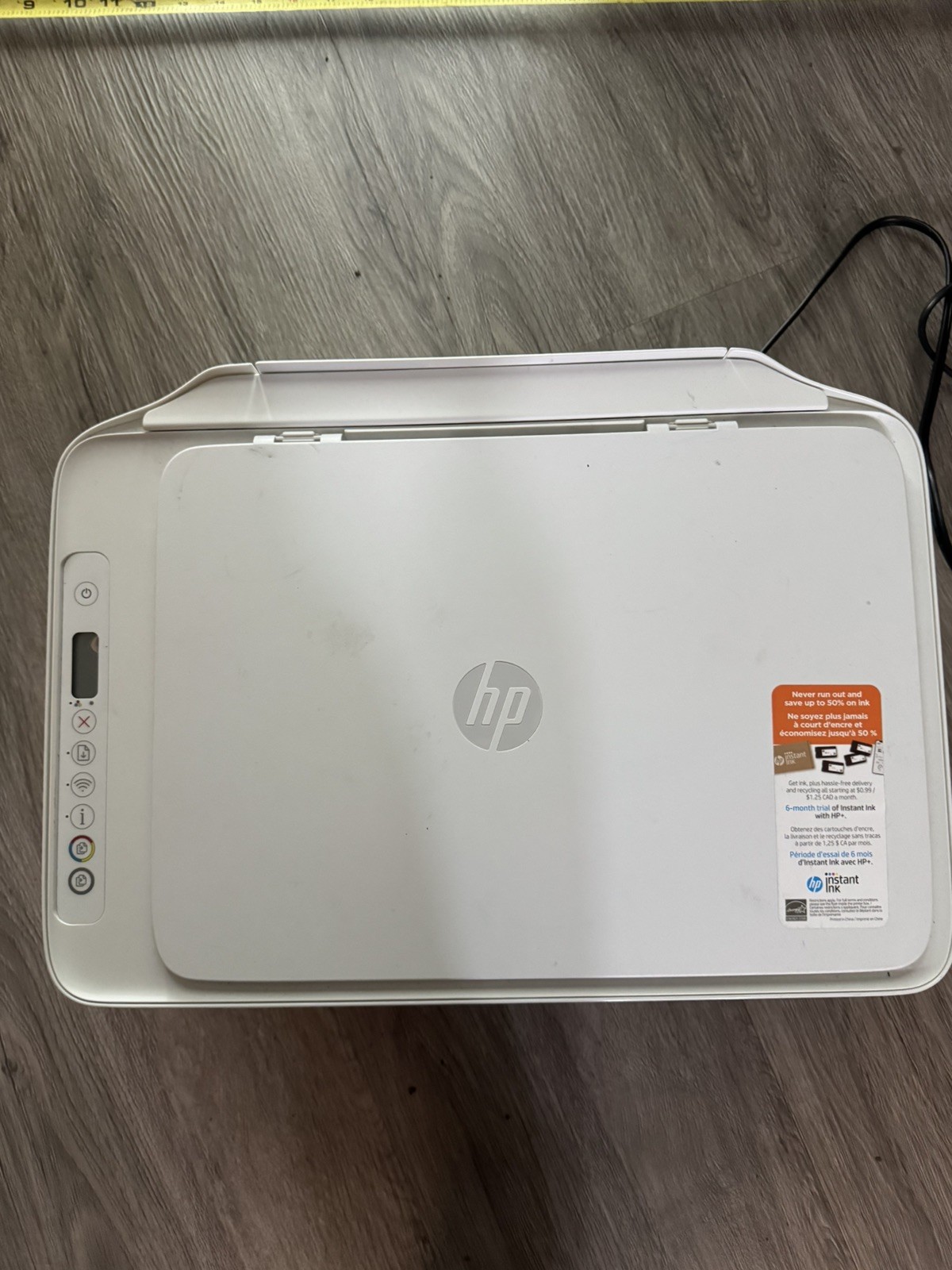 HP DeskJet 2652 All-in-One Color Inkjet Desktop Wireless Printer/Scanner White
