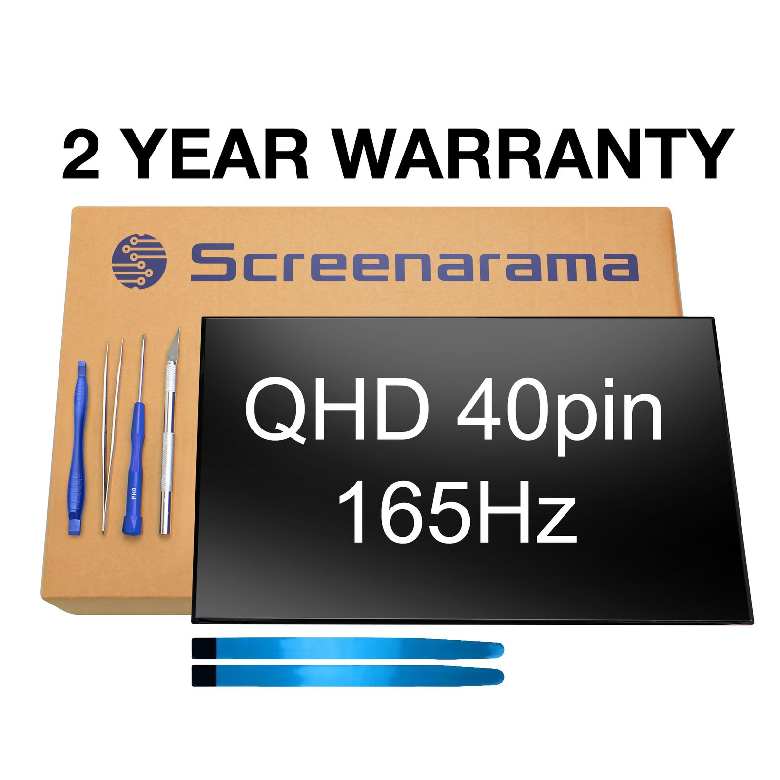 ASUS GU603Z GU603ZM QHD 40pin 165Hz LCD LED Screen + Tools SCREENARAMA * FAST