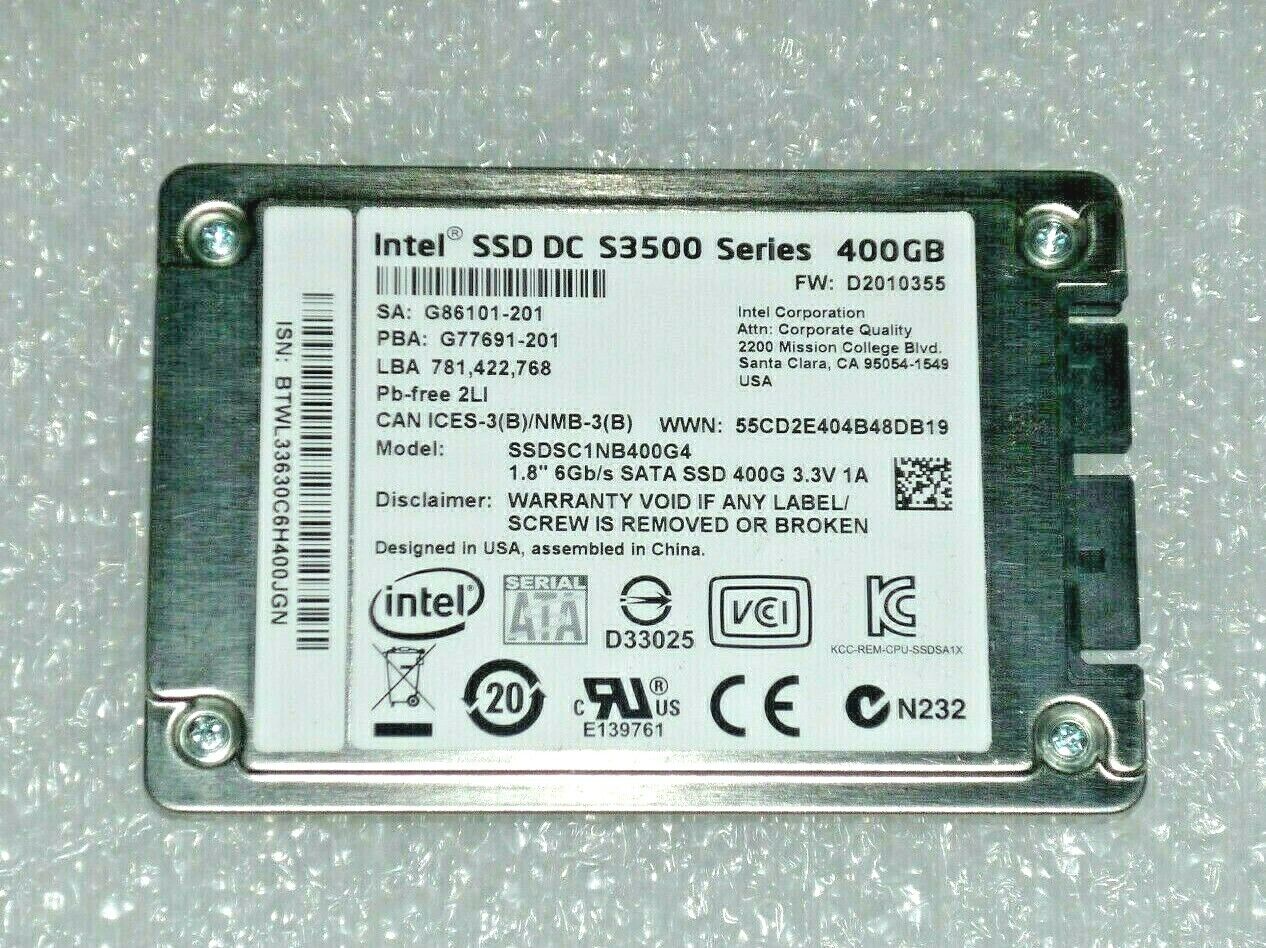 Rare Genuine Intel 400GB 1.8