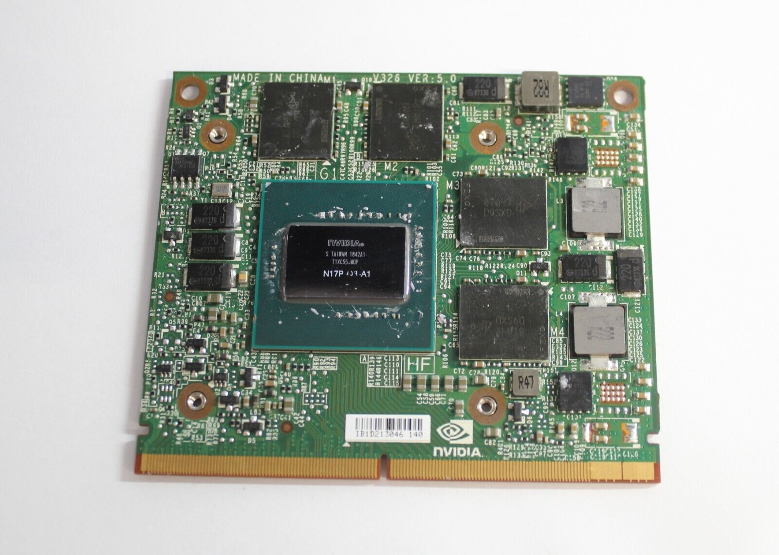 Nvidia Quadro M2200M 4 GB GDDR5 MXM 3.0A Laptop Video Card DP/N: 7024K tested #B