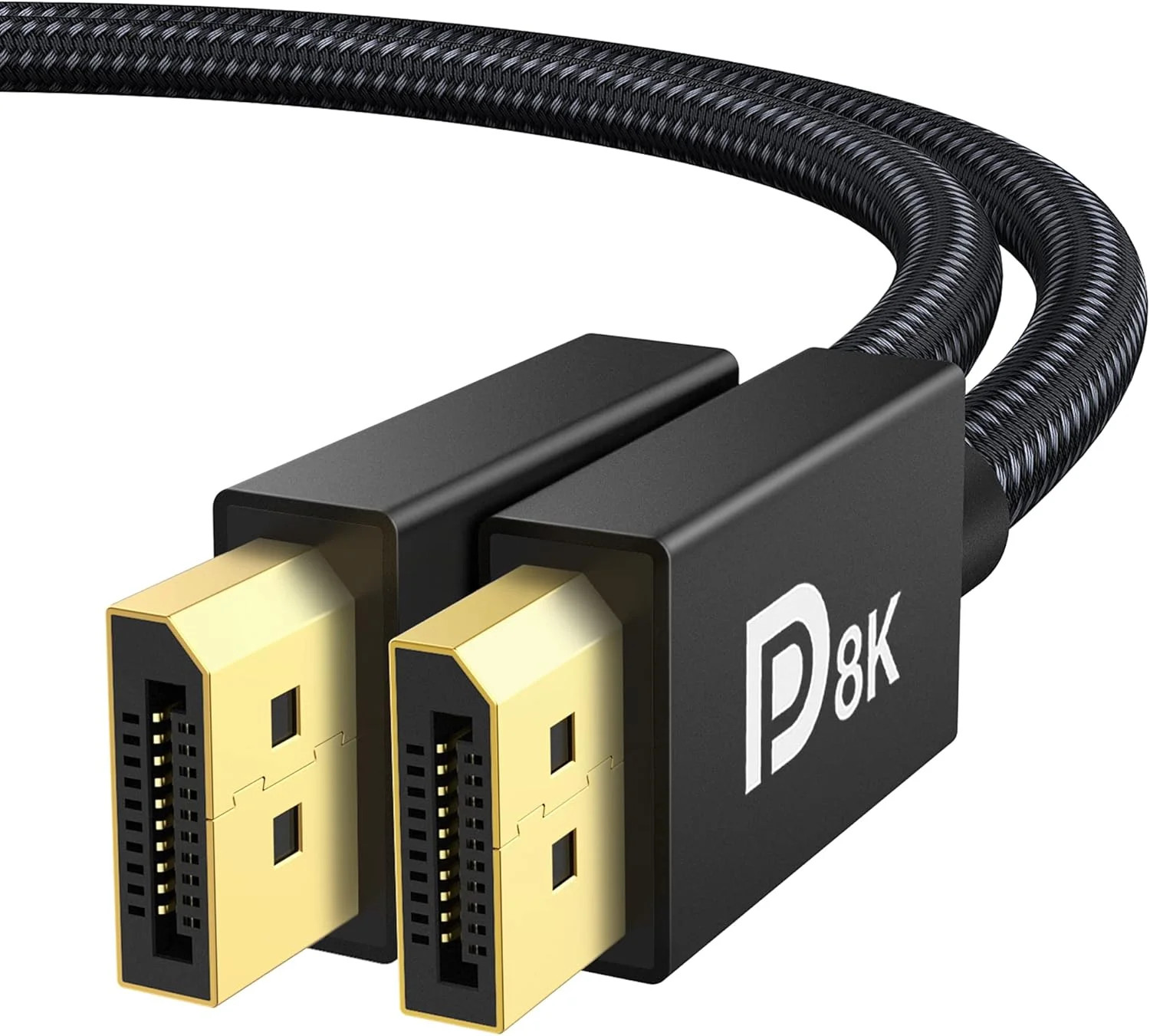 8K DisplayPort Cable 1.4, VESA Certified DP Cable 6.6ft (8K@60Hz, 4K@240H