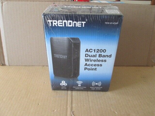 New TRENDNET TEW-814DAP AC1200 DUAL BAND WIRELESS AC ROUTER /W USB PORT