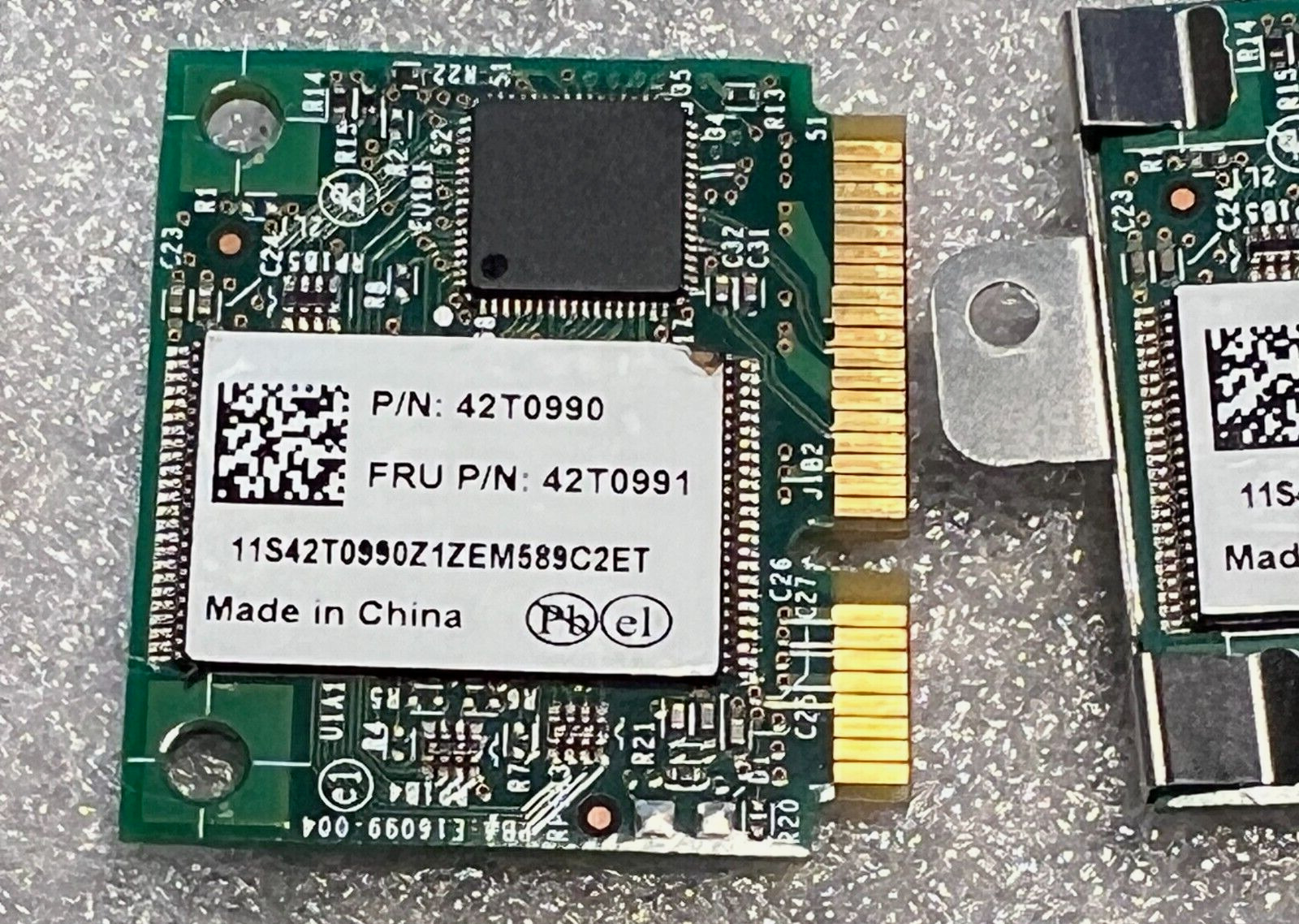 New Lenovo 42T0991 42T0990 2GB Half Mini PCI-e Turbo Memory Card