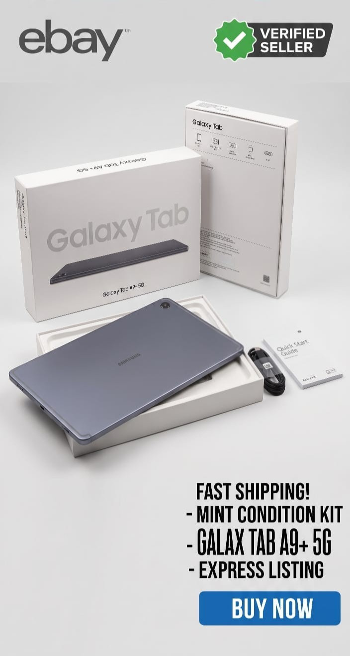 Brand new Open Samsung Galaxy Tab A9+ 5G tablet