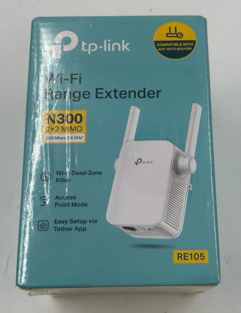 TP-LINK WiFi Range Extender N300 2x2 MIMO 300MBPS 2.4 GHz Wireless Router