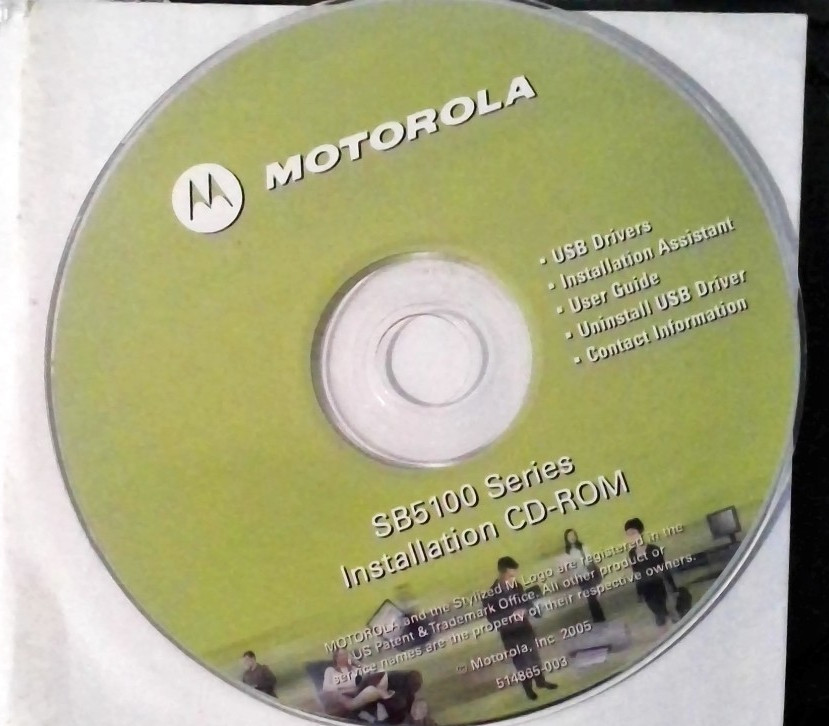 ⭐️⭐️⭐️⭐️⭐️ Motorola SB5100 Series Installation CD PC Software (514865-003) new
