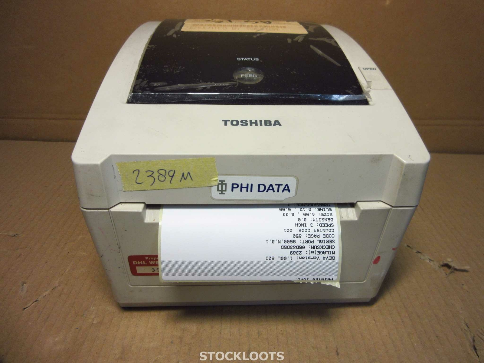 Toshiba TEC B-EV4D Thermal Label Printer LAN 104mm - B-EV4D-GS14-QM-R - 2389 M