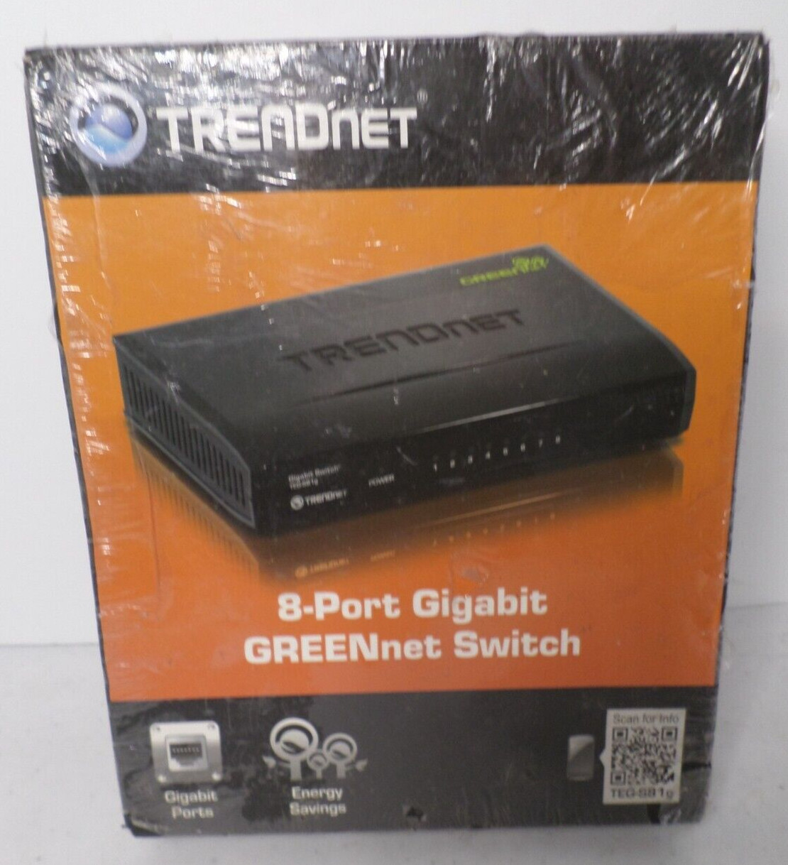 TRENDnet TEG-S81g 8-Port Gigabit GREENnet Switch Plug and Play