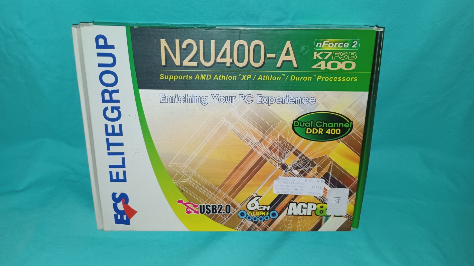 ECS Elitegroup N2U400-A PC Computer Motherboard 
