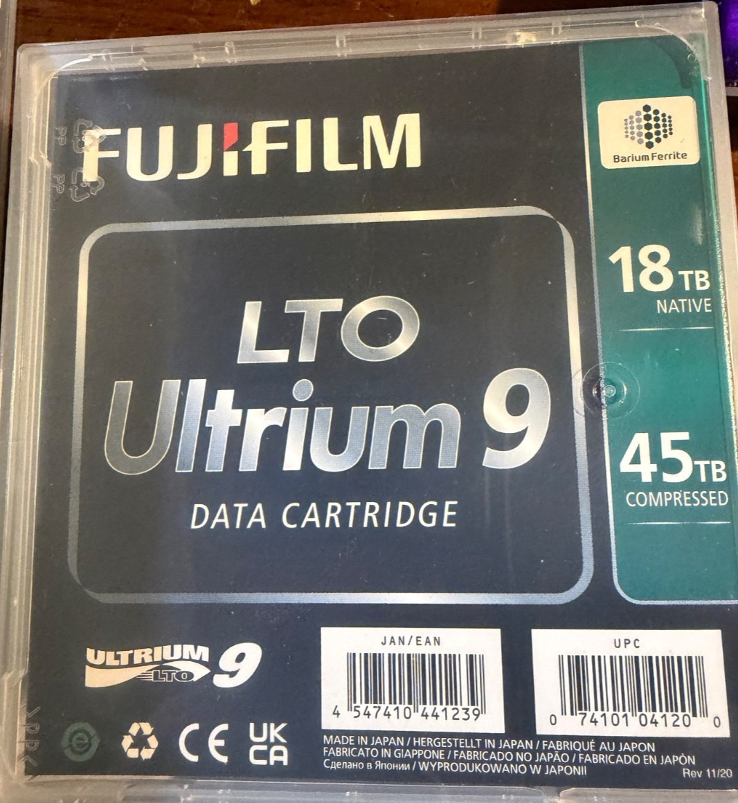 FujiFilm LTO Ultrium 9 18TB 45TB  BRAND NEW (16659047)