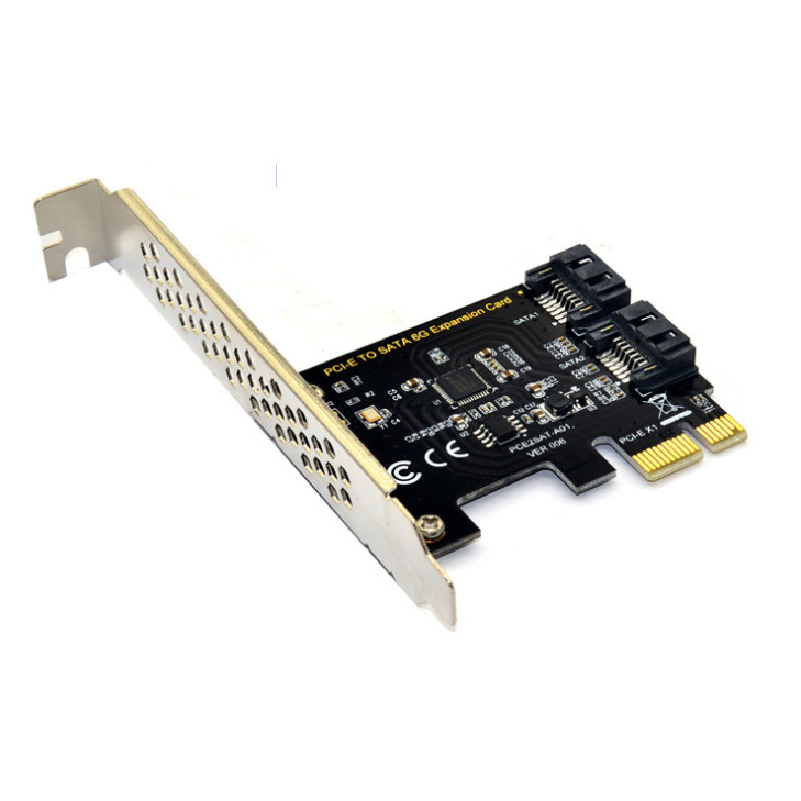 PCIe PCI Express to SATA3.0 2-Port SATA III 6G Expansion Controller Adapter Card
