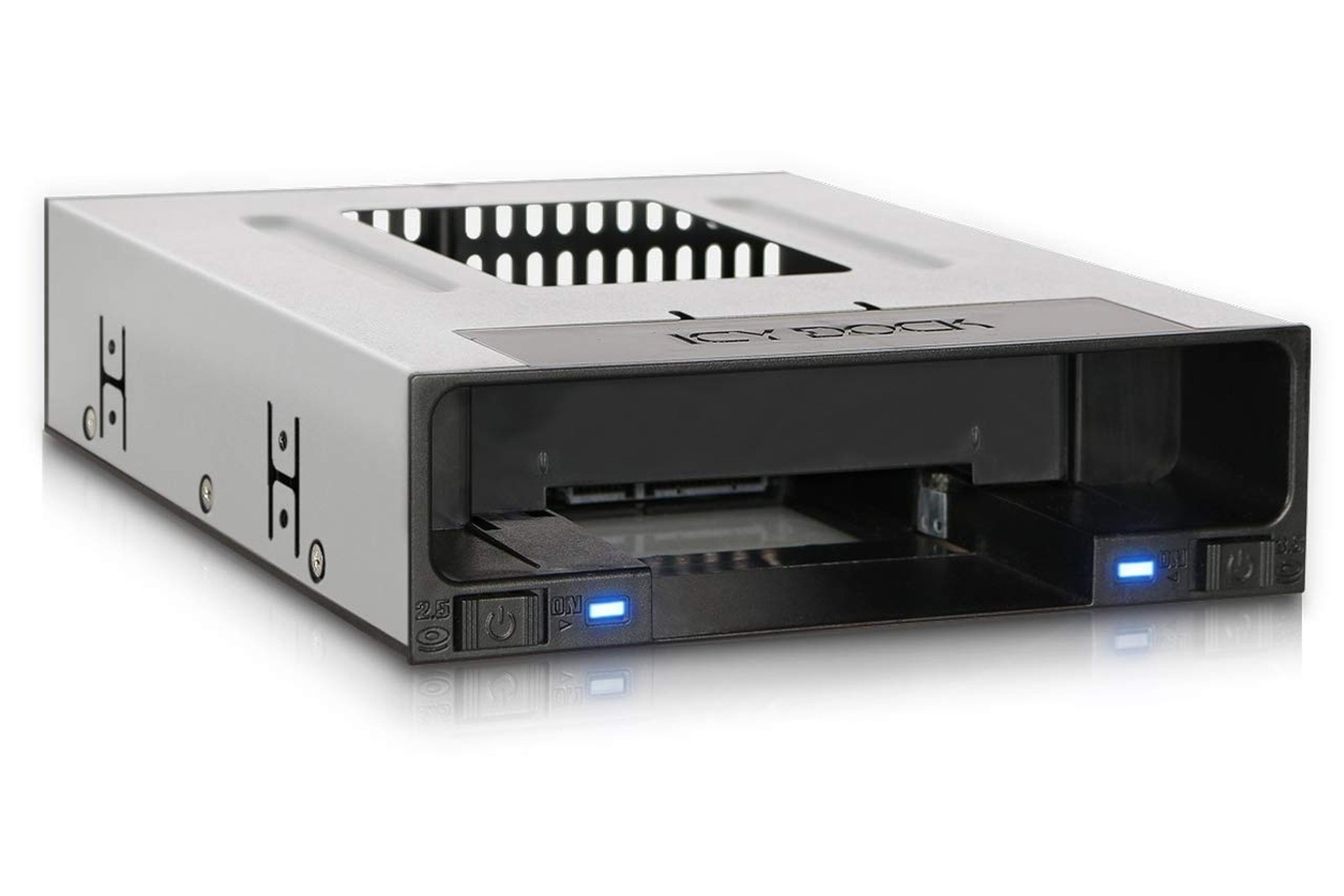 ICY DOCK Tray-Less 2.5" and 3.5" SATA SSD/HDD Docking Enclosure for External ...