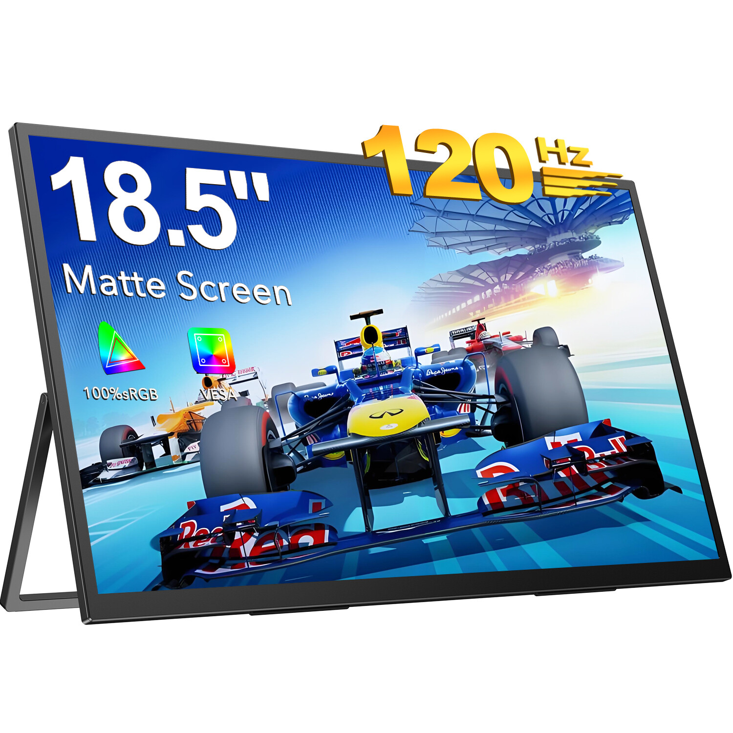 UPERFECT 18.5" Inch 120Hz Gaming Monitor Portable Screen Freesync for PS4/5 Xbox