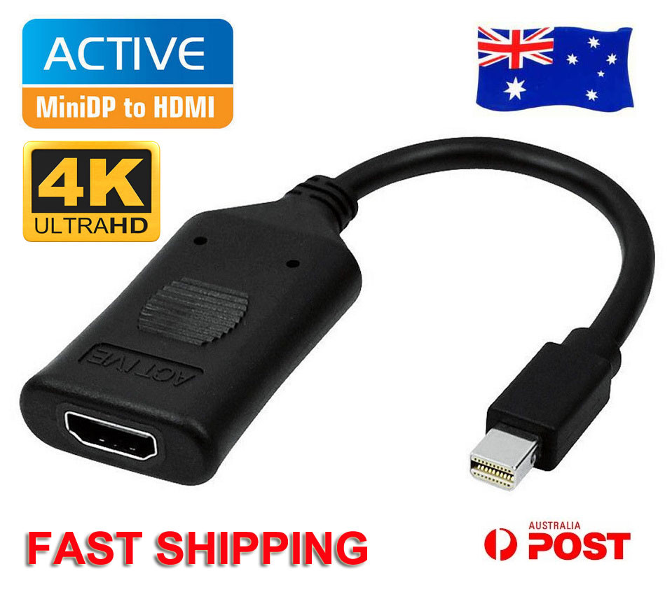 Active Mini DisplayPort Mini DP Male to HDMI Female Converter Adapter Eyefinity