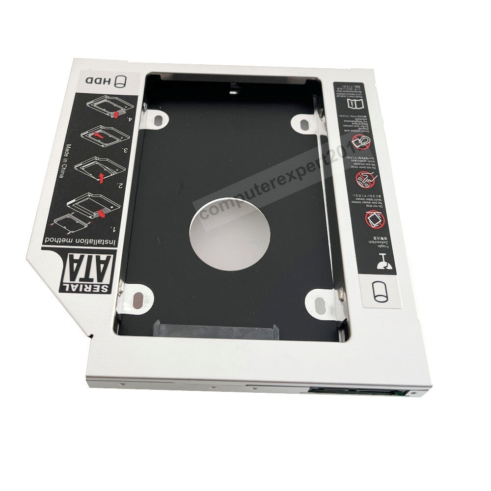 NEW 2nd Hard Drive HDD SSD Caddy Adapter for HP Pavilion DV3 DV4 DV5 DV6 DV7 DV8