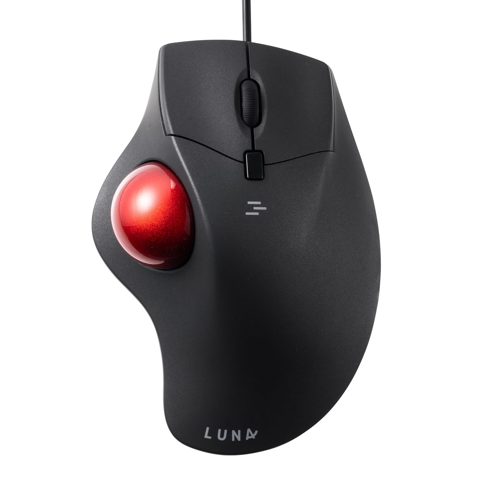SANWA Wired Ergonomic Trackball Mouse, Optical Rollerball Mice, Programmable Sil