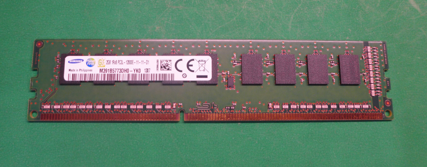 Genuine Samsung 2GB 1Rx* PC3L-12800 Memory Module M391B5773DH0-YK0