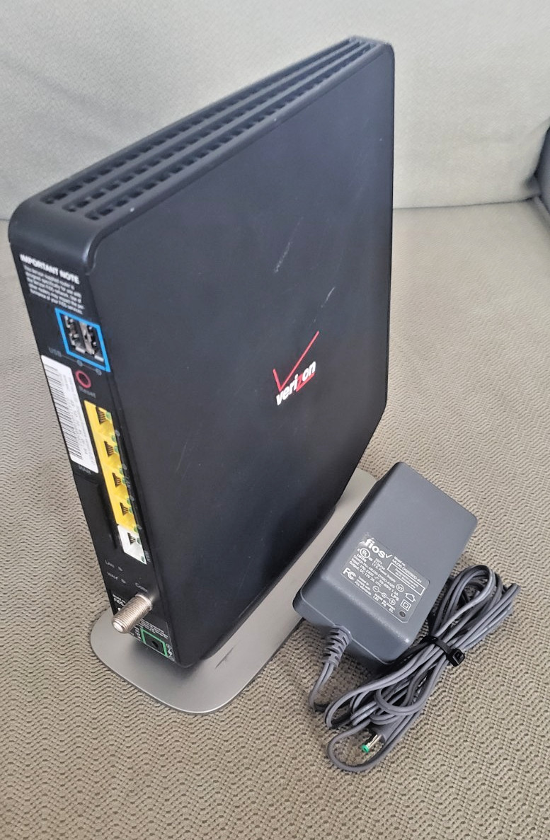 Verizon Fios Quantum Gateway 4-Port Wi-Fi Router - G1100, w/Power Supply Tested