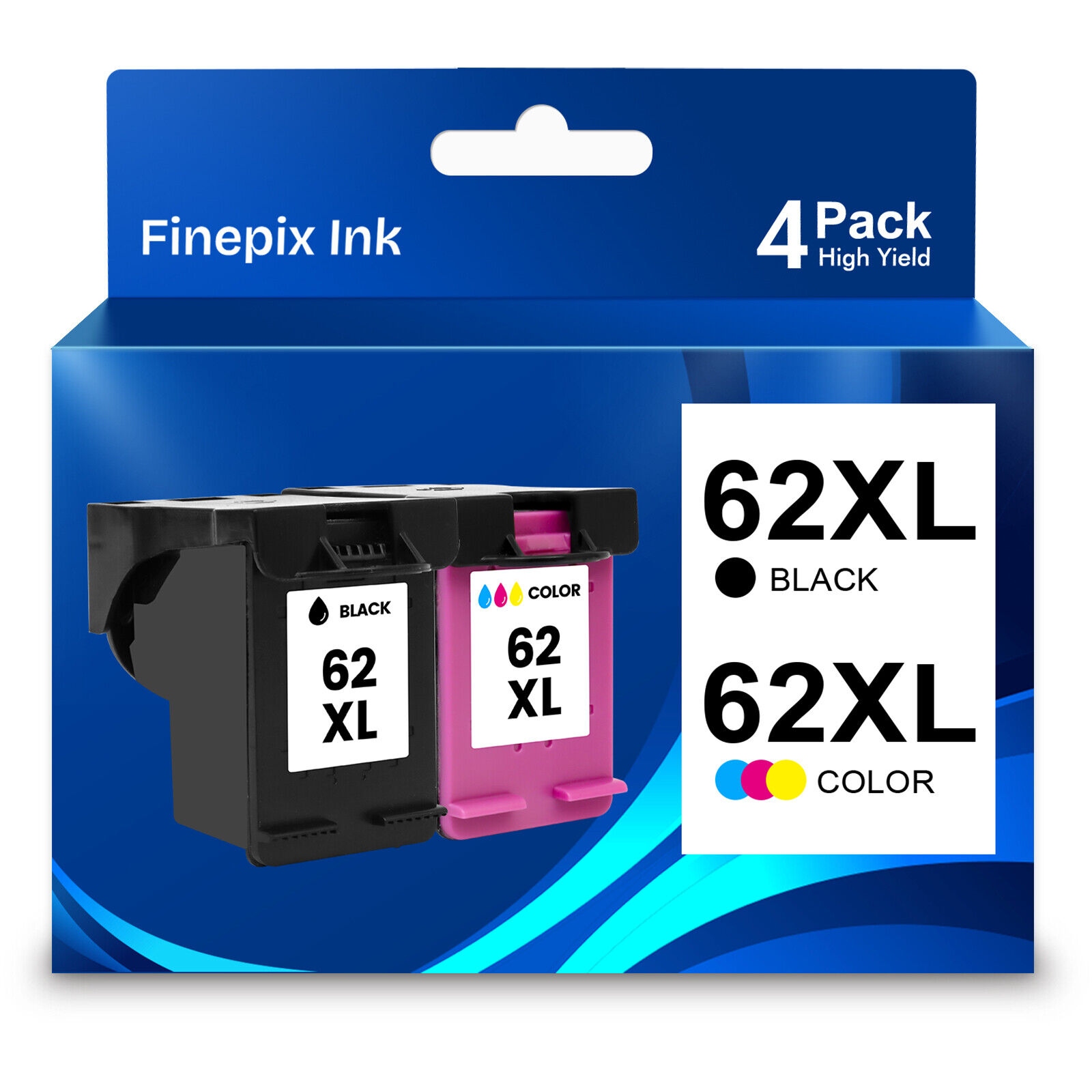 Black Color Ink Cartridges 62XL 63XL 64XL 65XL 67XL fit for HP Printer Lot