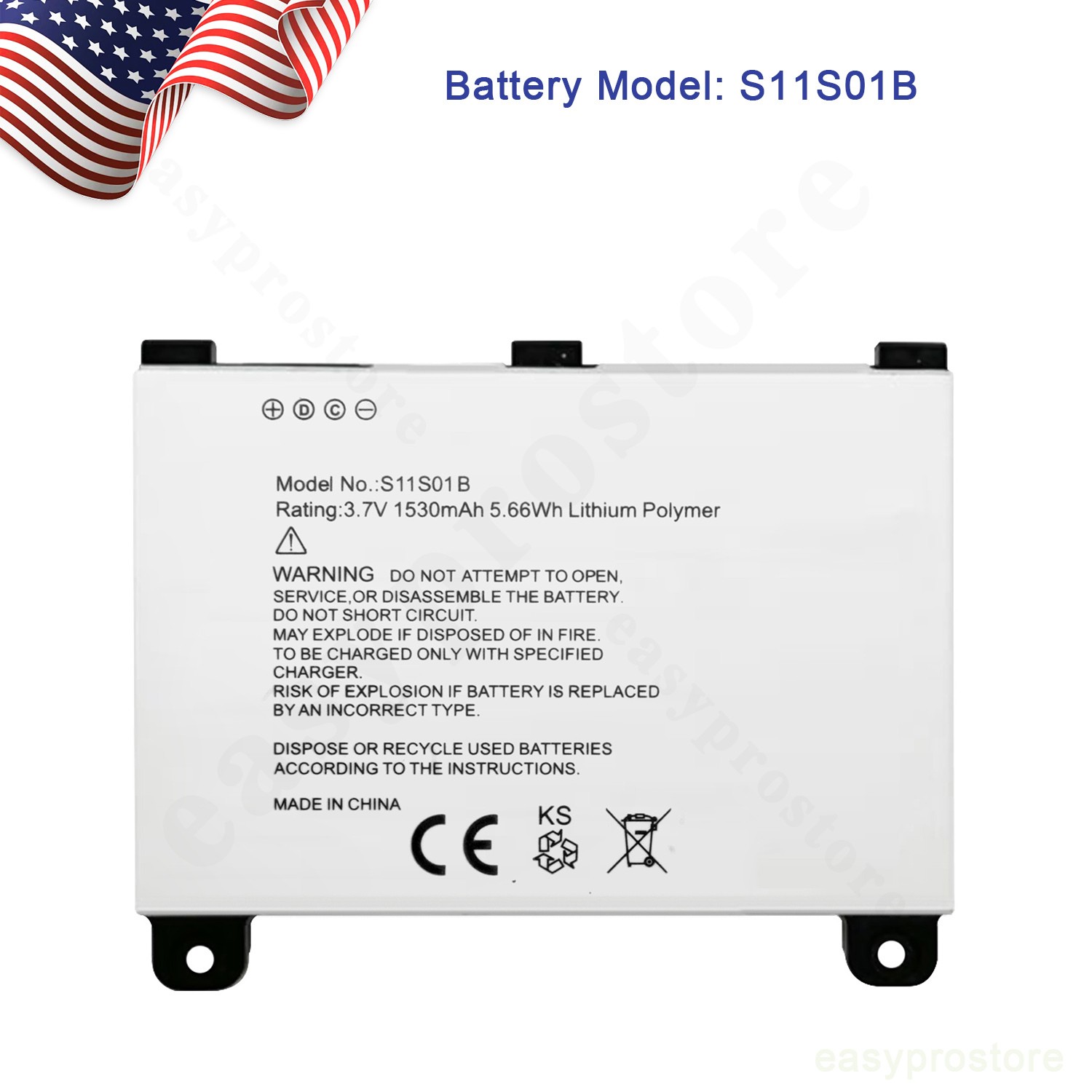New S11S01B Battery For Amazon Kindle 2 D00511 Kindle DX D00801 DXG S11S01A USA