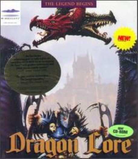 Dragon Lore w/ Strategy Guide PC CD role-palying knight sword RPG adventure game