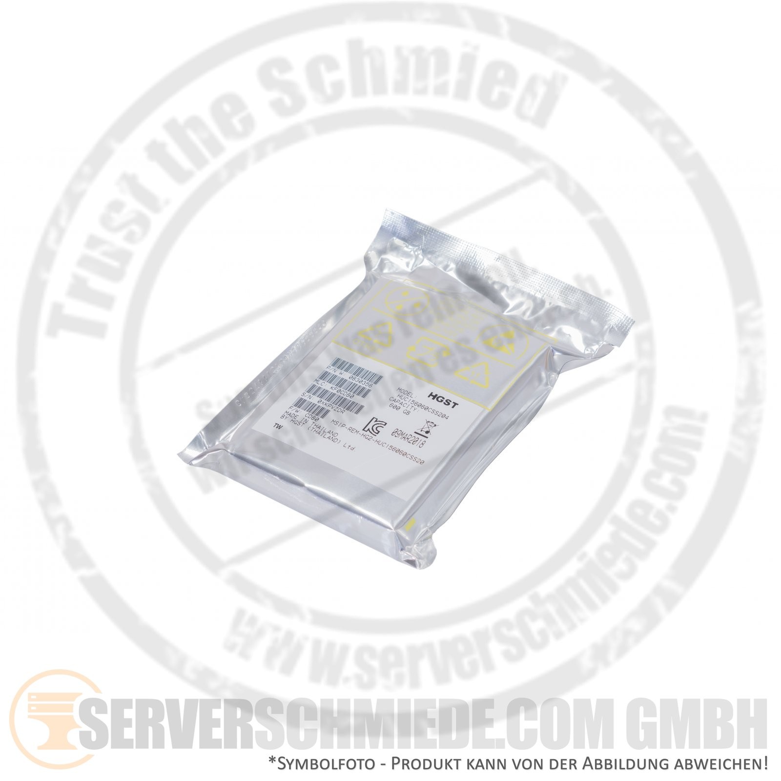 600GB 15k SFF 2.5" SAS 12G HDD HGST HUC156060CSS204 Datacenter Enterprise 24/7 R