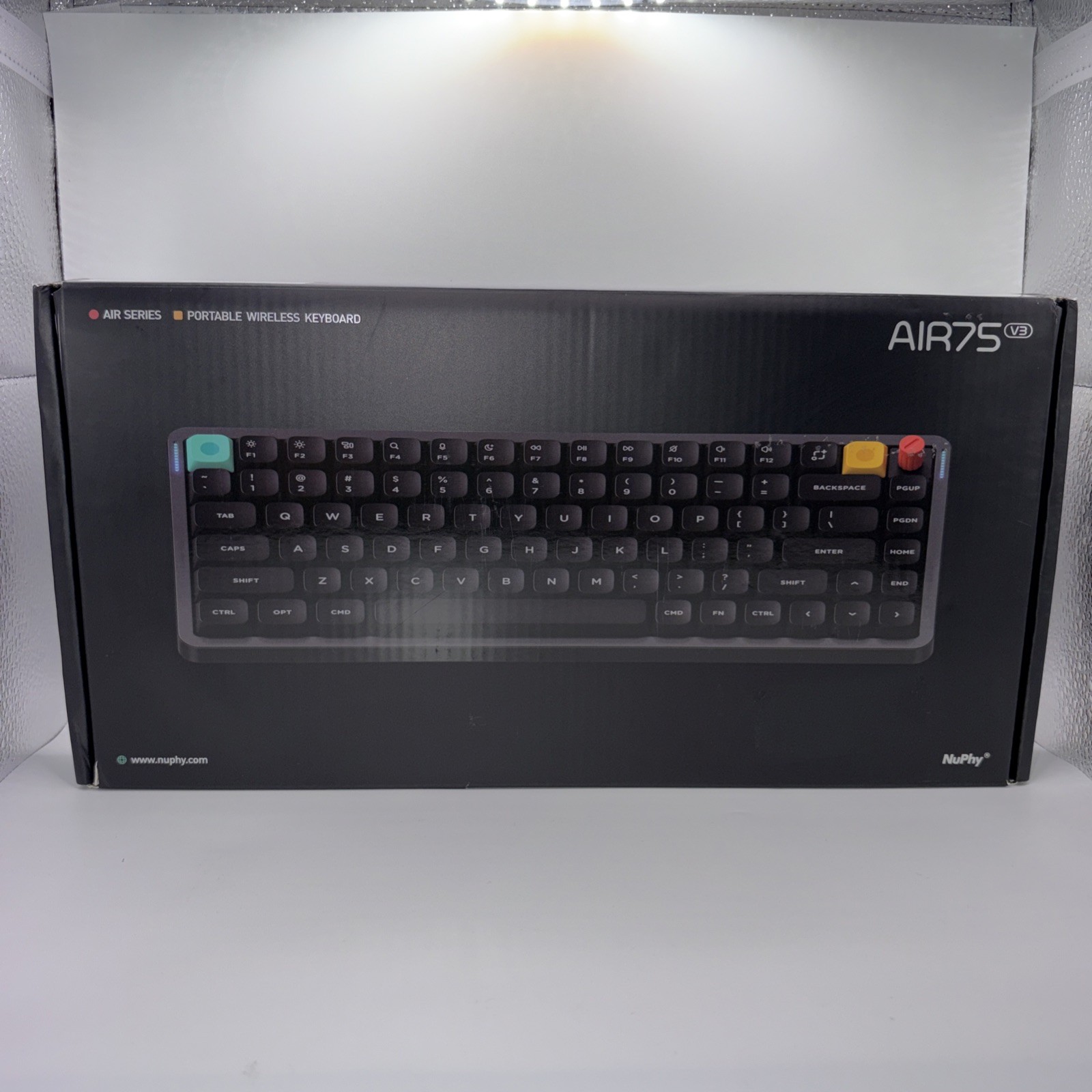 NuPhy Air75 V3 Wireless Mechanical Keyboard Low Profile Hot-Swap 75% 84 Keys NOB