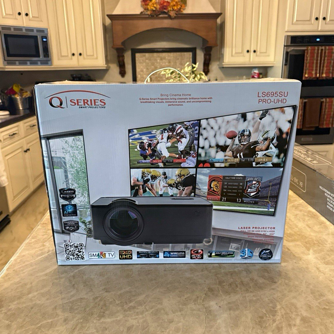 ViewSonic LS695SU PRO-UHD 4K DLP 5000 ANSI Short Throw Lens Shift Wireless