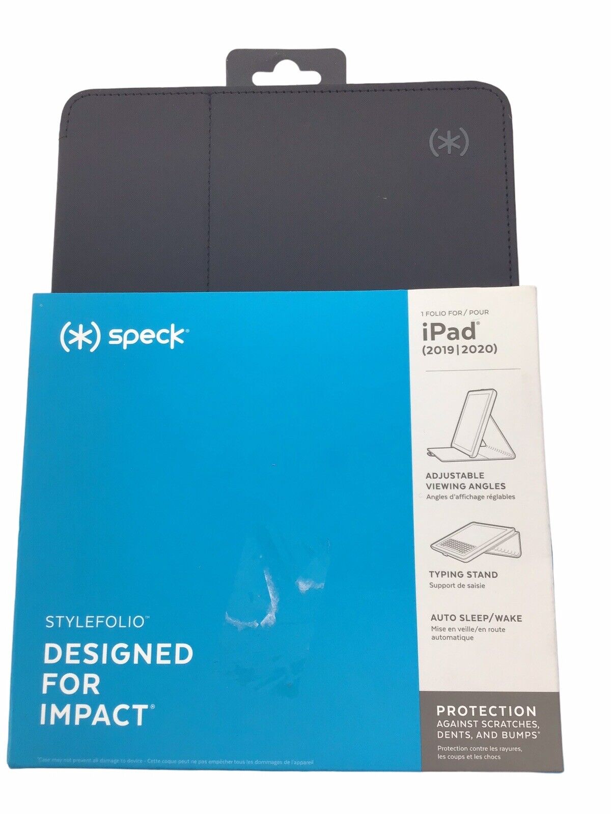 Speck STYLEFOLIO for iPad 2019/2020 - Black  - New Case